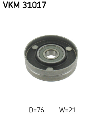 SKF Vezetőgörgő, hosszbordás szíj VKM31017_SKF